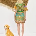 Clemenza Spliced Mini Dress Alemais