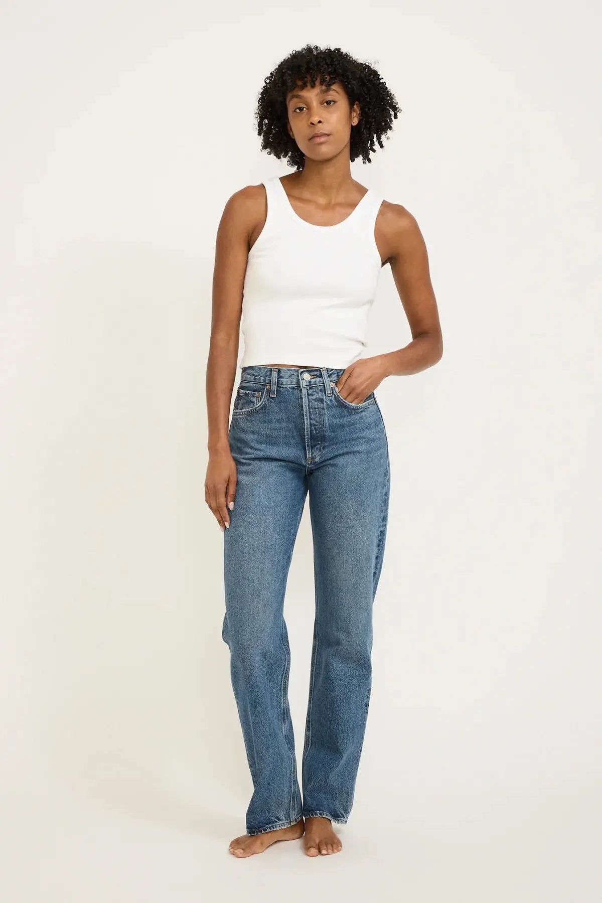 Kelly Jean in Essence AGOLDE