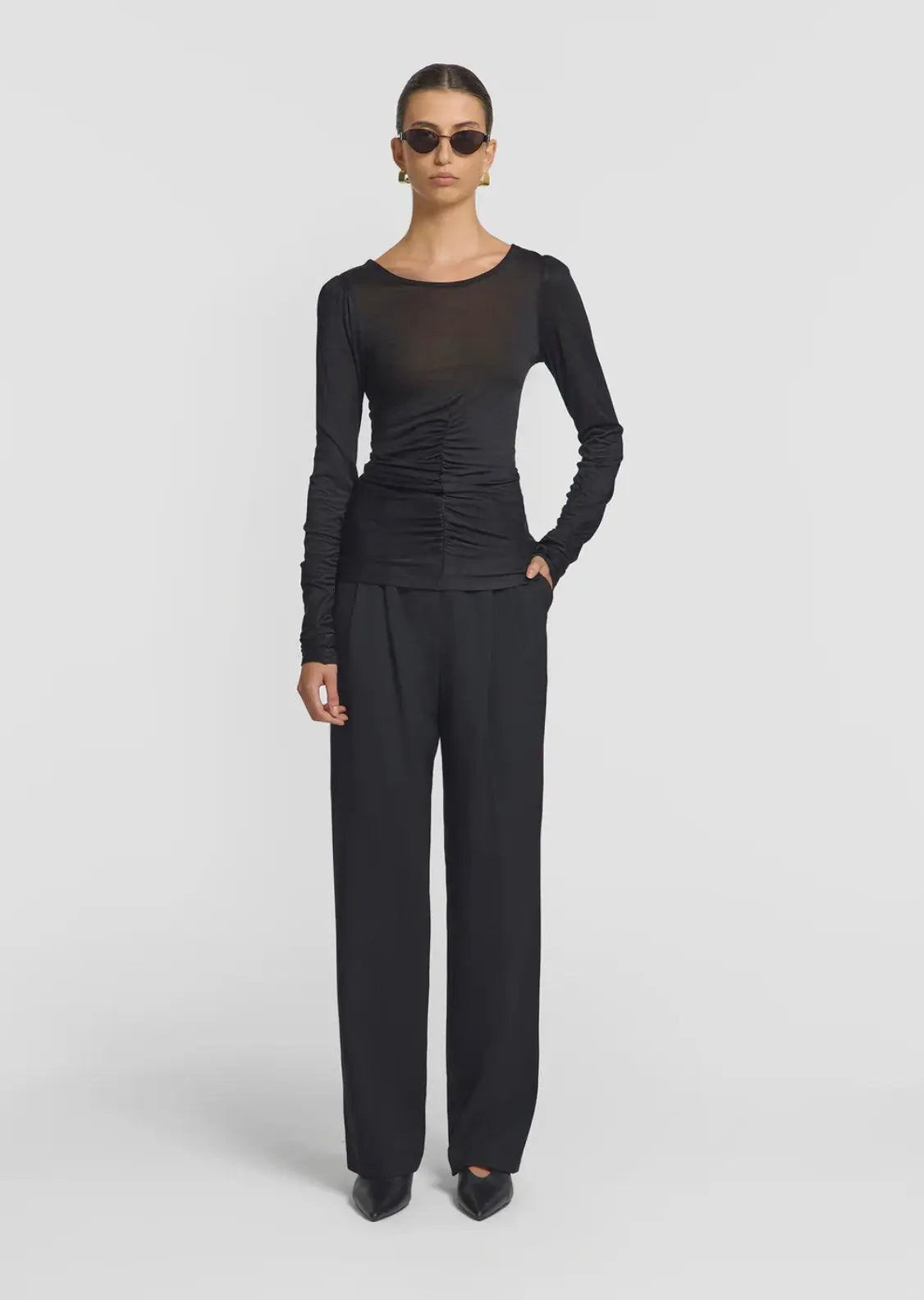 Gloaming Top in Black Viktoria + Woods