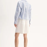 Dash Stripe Shirt in Blue