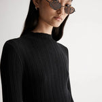 Luella Knit Top in Black Elka Collective