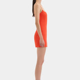 Panettone Mini Dress in Tangerine Sir.