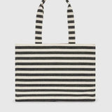 Lara Tote in Natural and Black Stripe Anine Bing