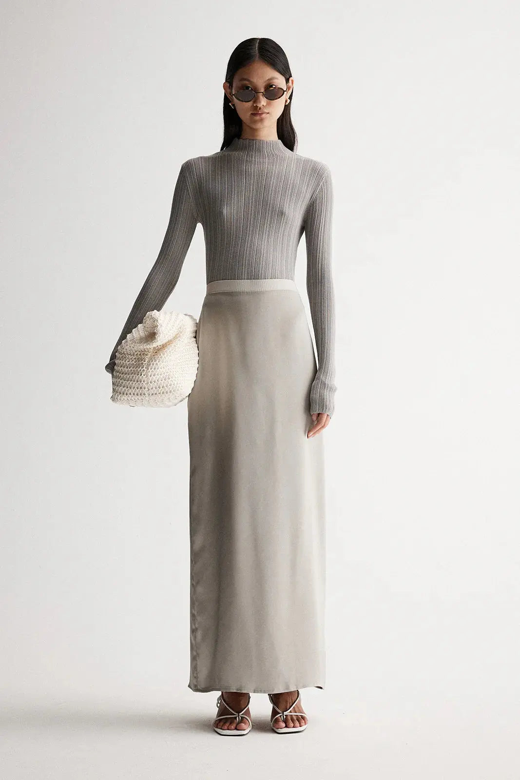 Luella Knit Top in Dusty Sage Elka Collective