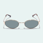 The Boston Sunglasses in Gold Khaki Luv Lou