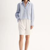 Dash Stripe Shirt in Blue