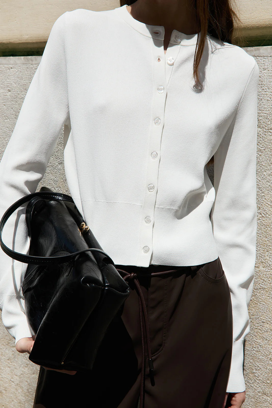Victoria Knit in White Elka Collective
