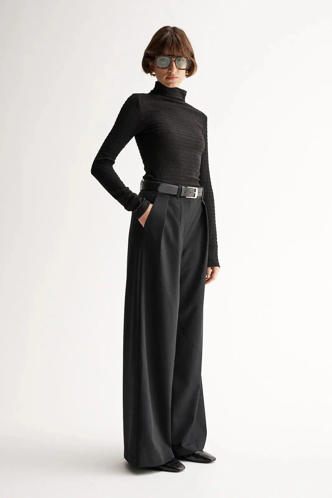Ayana Top in Black Elka Collective