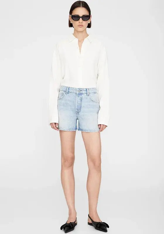 Dalton Short in Bleached Blue Anine Bing