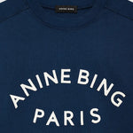Jaylin Tee Paris in Washed Navy Anine Bing