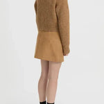 Marlo Cardigan in Camel Blanca