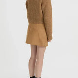 Marlo Cardigan in Camel Blanca