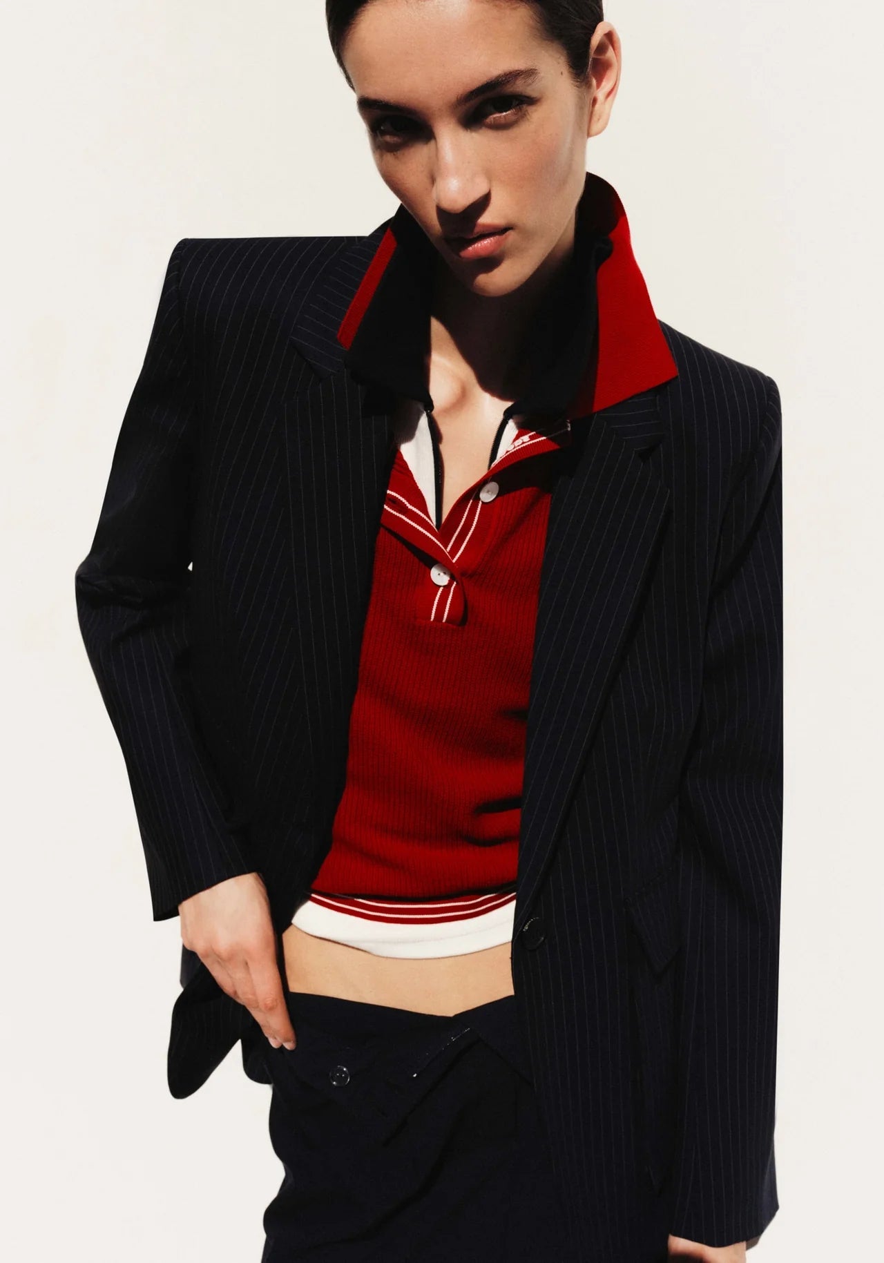 Masquerade Polo in Red Viktoria + Woods