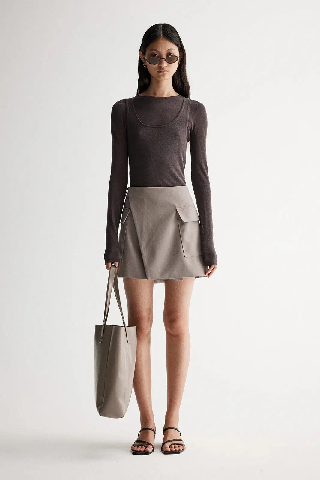Linden Skirt in Granite Elka Collective