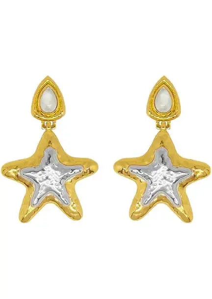 Portia Earrings Mountain and Moon