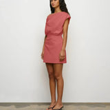 Pallas Mini Dress with in Washed Red One of Others