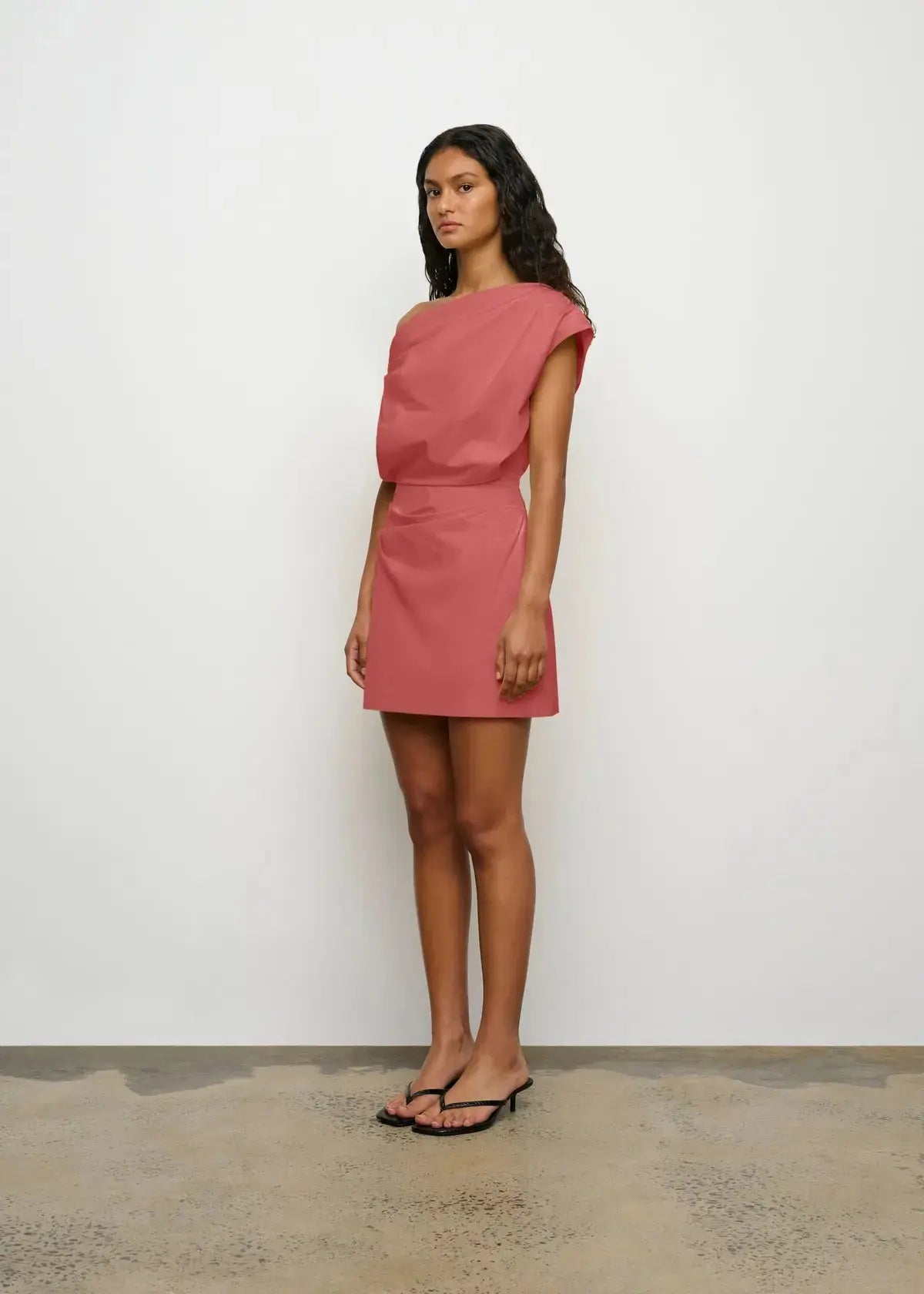 Pallas Mini Dress with in Washed Red One of Others