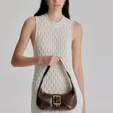 Everyday Baguette Bag in Chocolate Brie Leon