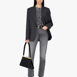 Cohen Tee in Grey Leopard Anine Bing