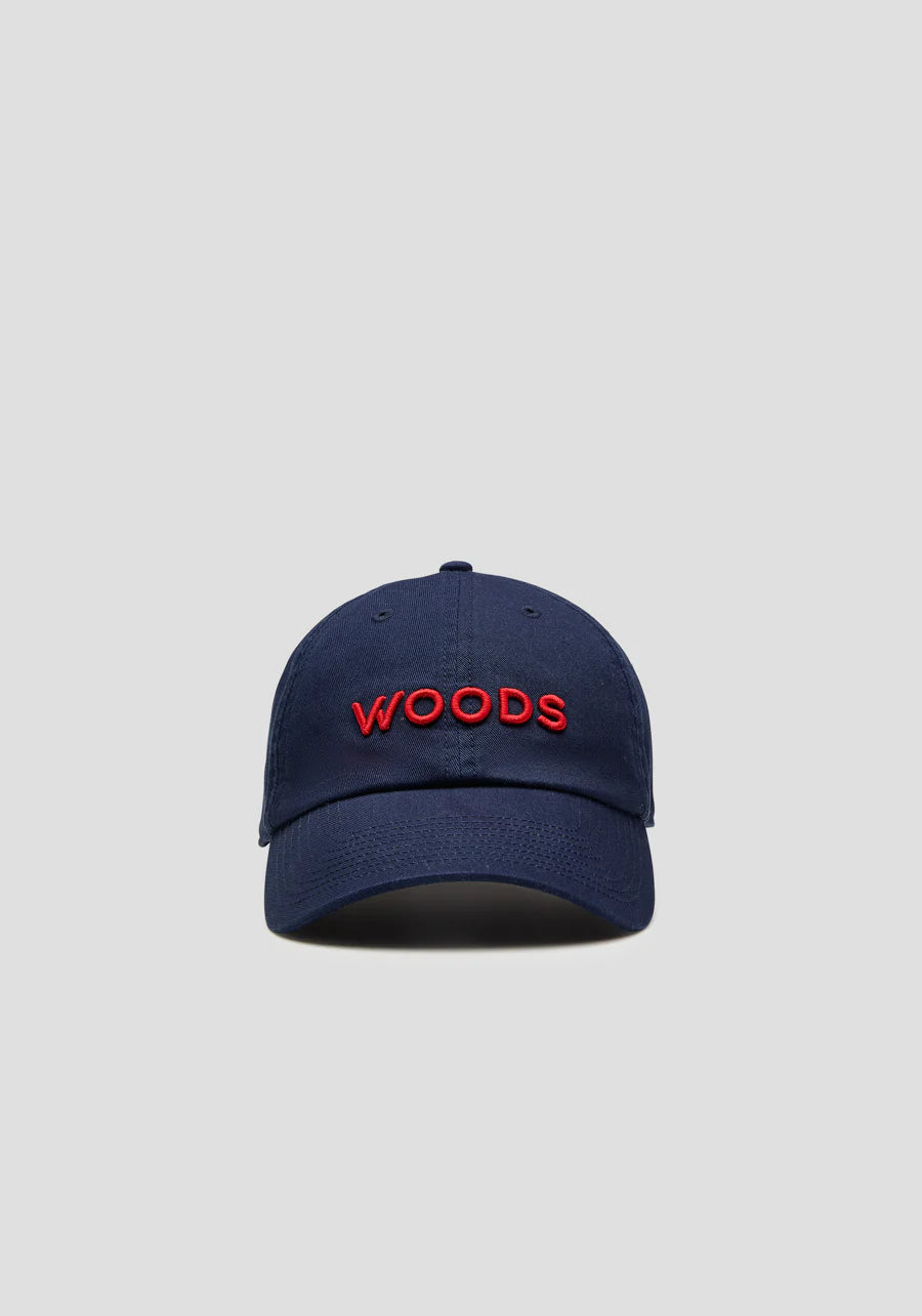 Woods Cap in Navy/Red Viktoria + Woods