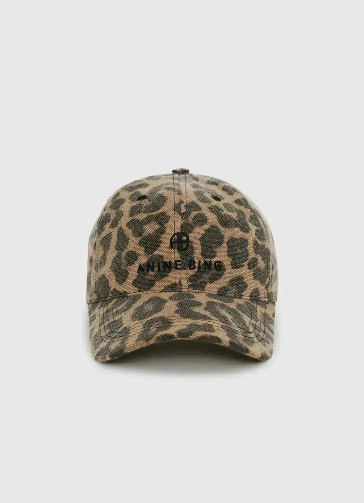 Jeremy Baseball Cap in Leopard Anine Bing