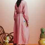 Timmy Embroidered Shirt Dress Alemais