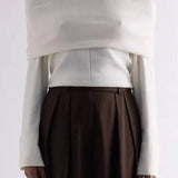 Alexa Knit Top in Ivory Elka Collective