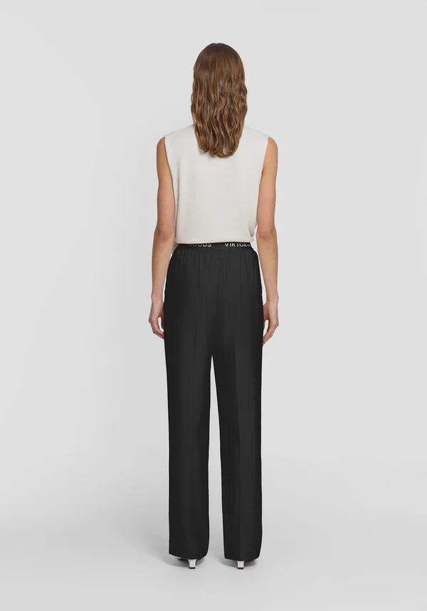 Ivanhoe Pant in Black Viktoria + Woods