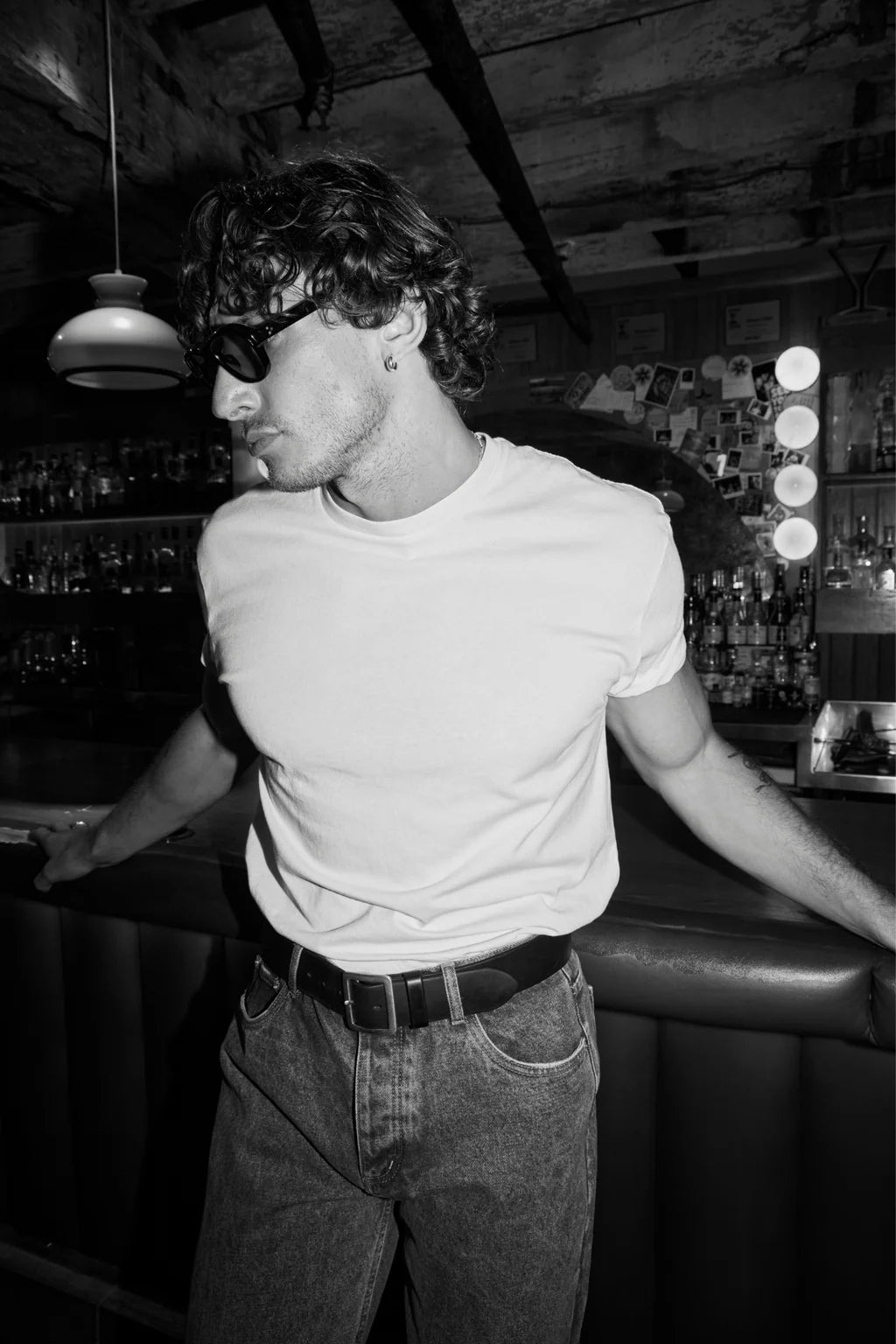 Jonas Tee in White Bayse Brand