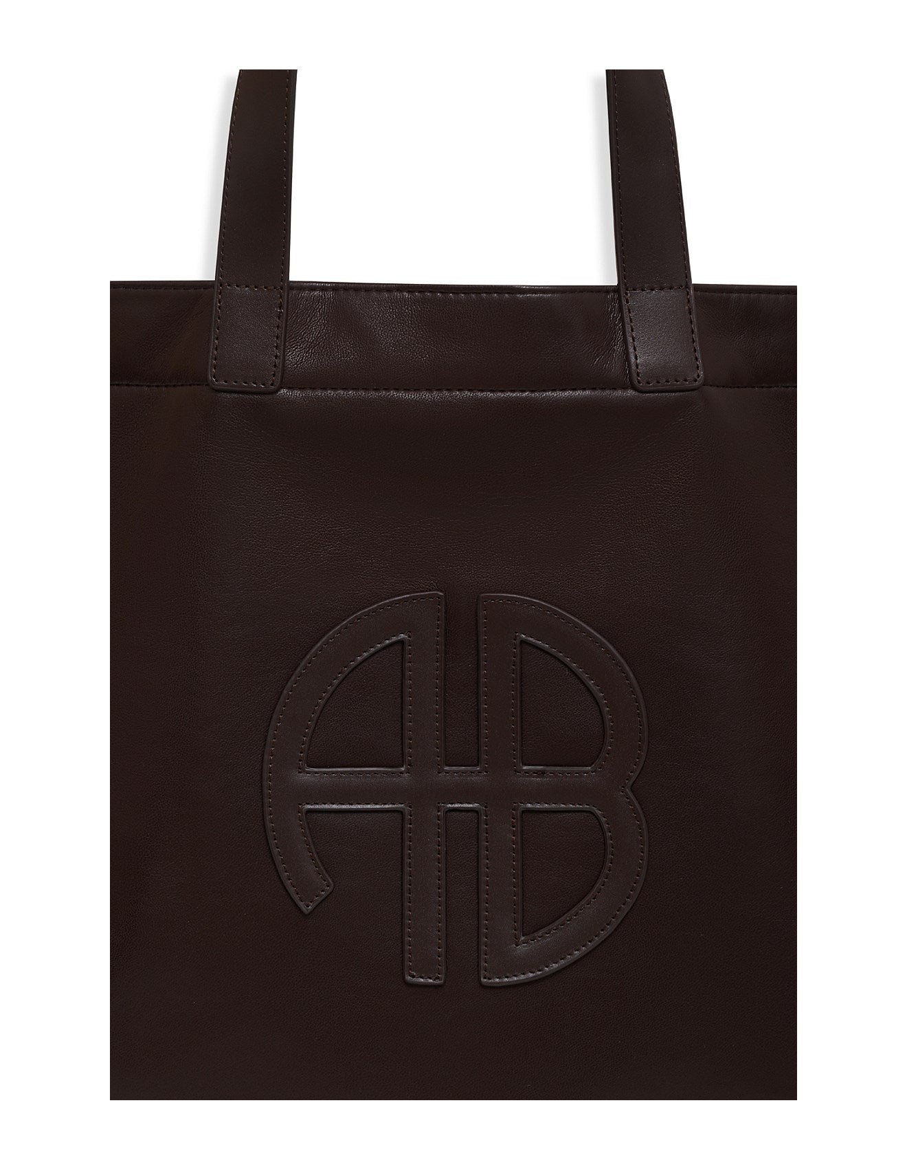 Large Rio Tote in Dark Brown ANINE BING