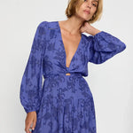 Jamie Tie Front Mini Dress Kivari