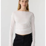 Boatneck Superfine L/S T- Shirt BASSIKE