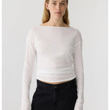 Boatneck Superfine L/S T- Shirt BASSIKE