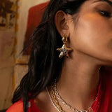 Portia Earrings Mountain and Moon