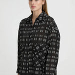 Knox Shirt in Black Blanca