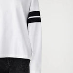 Boxy Rib Insert L/S T Shirt BASSIKE
