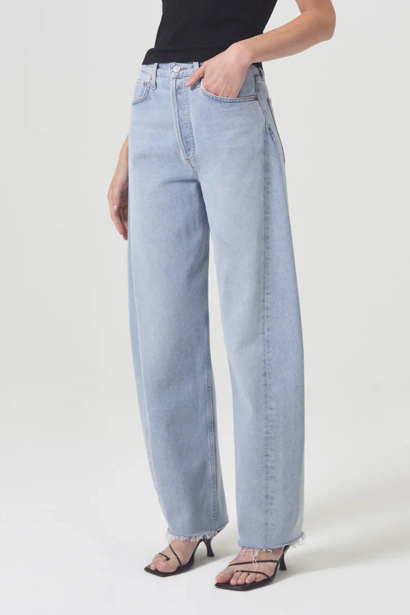 Luna Pieced Jean in Void AGOLDE