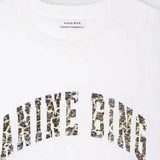 Walker Tee in Ivory and Leopard Anine Bing