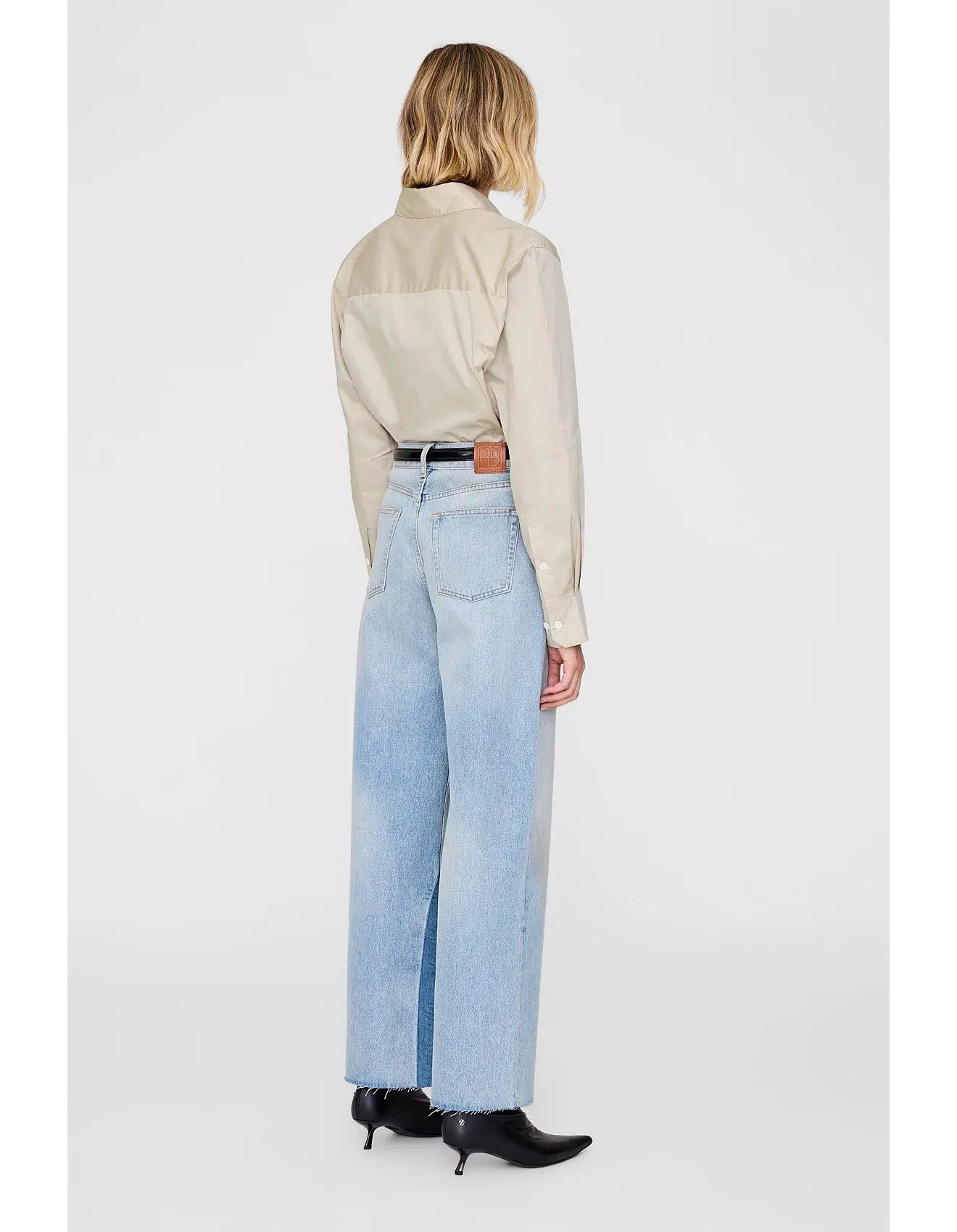 Essie Shirt in Taupe Anine Bing