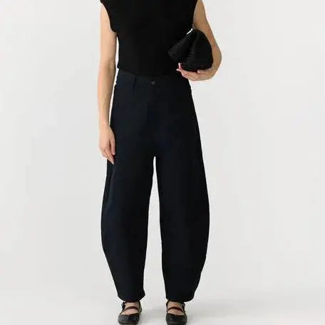 Cotton Twill Barrel Leg Pant Bassike