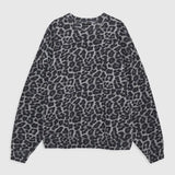 Miles Sweatshirt in Grey Leopard
