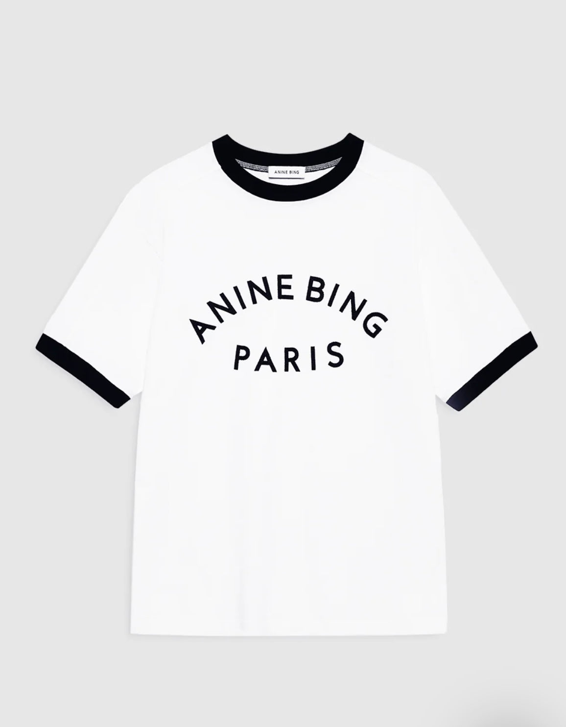 Jaylin Tee Paris in Ivory Anine Bing