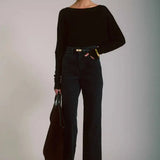 Bono Jean in Black Viktoria + Woods