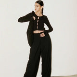 Slim Fit Cutout Detail Rib Top Bassike