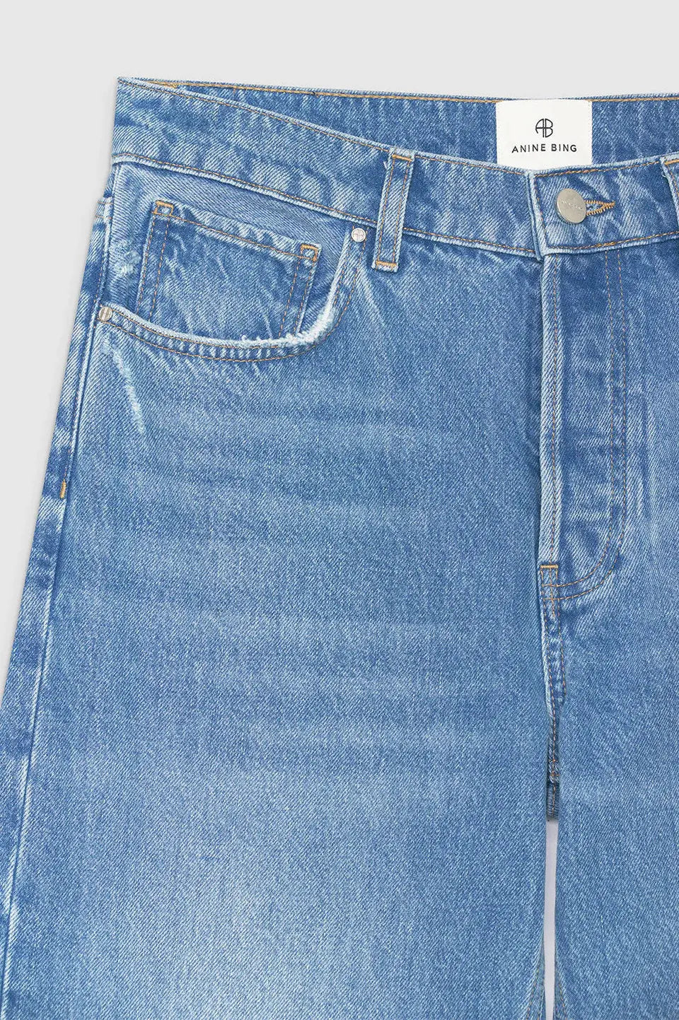 The Hugh Jean in Panama Blue - Cloth Lifestyle Boutique- Anine Bing