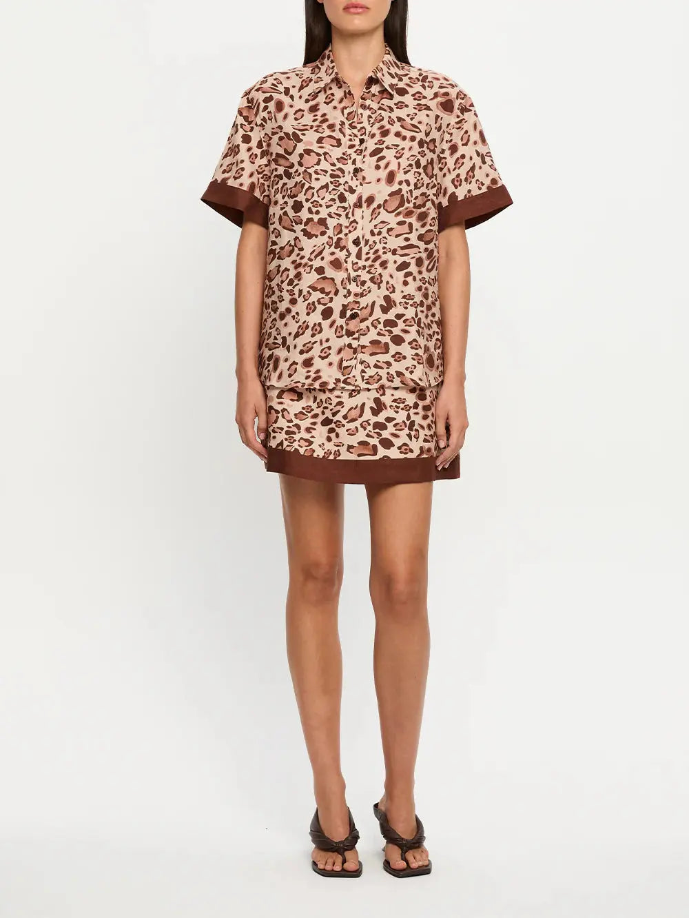 Paris Mini Skirt in Leopard Cloth Lifestyle Boutique