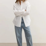 Avoca Shirt in White Bayse Brand