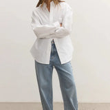 Avoca Shirt in White Bayse Brand