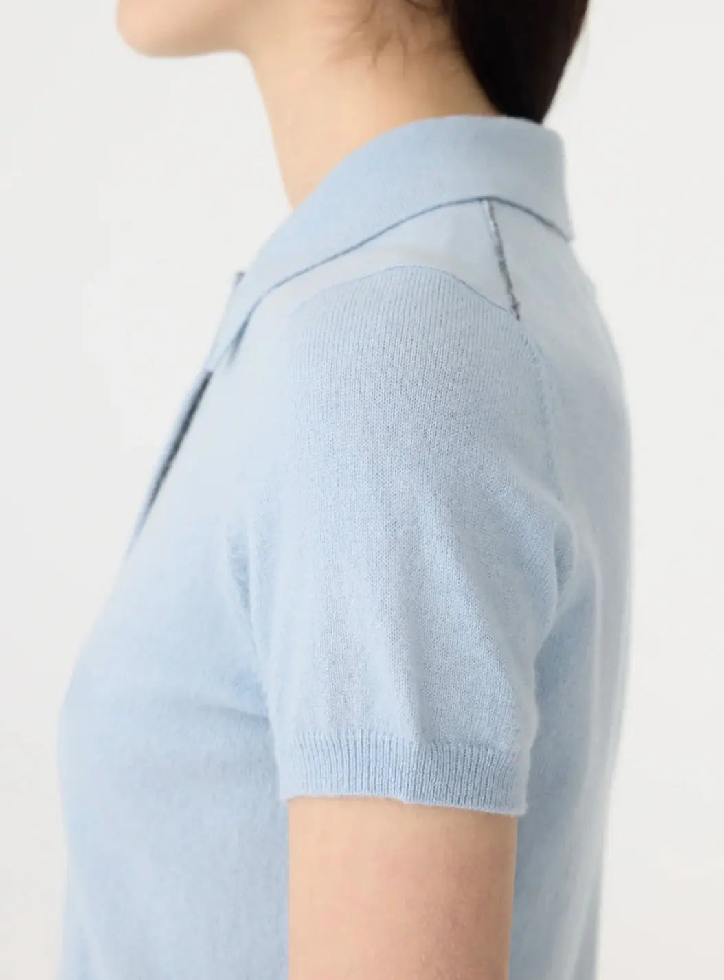 Wool Cashmere Slim Fit Polo Bassike