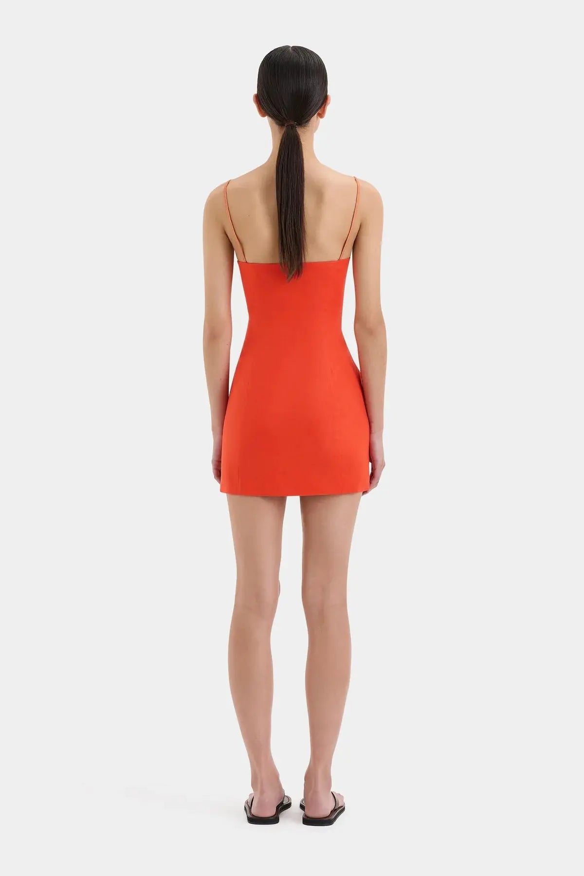 Panettone Mini Dress in Tangerine Sir.